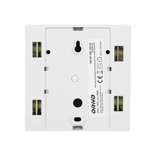 dzwonek gong dwutonowy 230v quatro ac biały - on-mr-149/w na Arena.pl