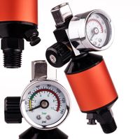 reduktor ciśnienia manometr odwadniacz pistoletu lakierniczego króciec 1/4