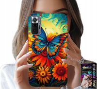 ETUI DO XIAOMI NOTE 10 PRO - MOTYLE MOTYLKI KWIATKI RÓŻE OBUDOWA