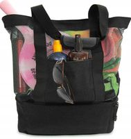 DUŻA TORBA PLAŻOWA TERMICZNA 2w1 torba na zakupy