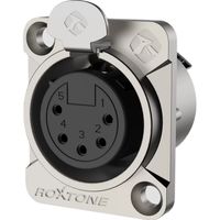 Gniazdo tablicowe panelowe Roxtone XLR RX5FD-NT