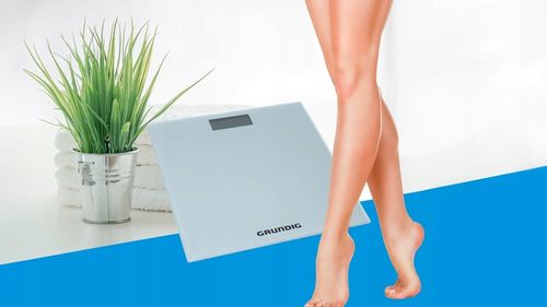 Waga łazienkowa Grundig z termometrem WYŚWIETLACZ LCD SZKLANA do 180kg na Arena.pl
