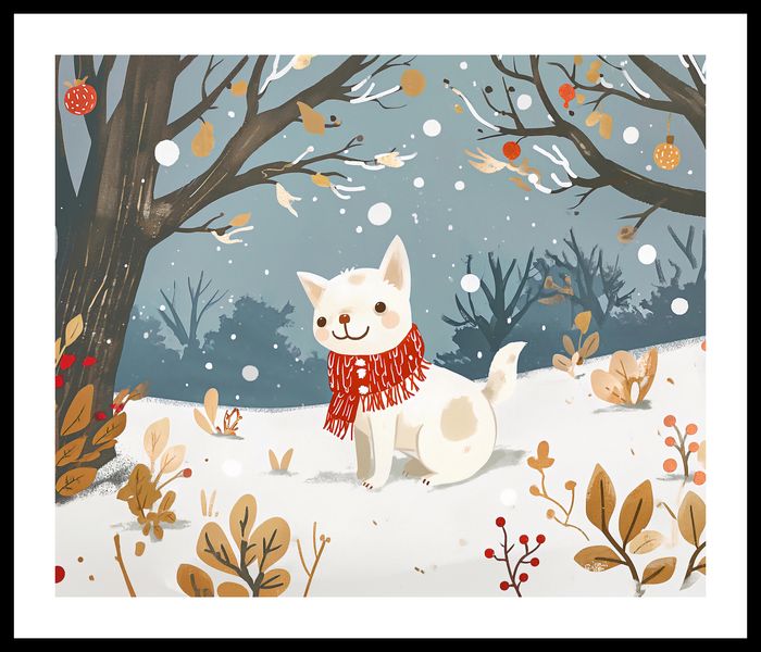 Plakat 60x50cm Śnieżny Kompan zdjęcie 3