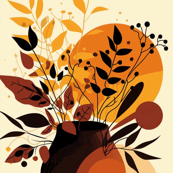 Plakat 30x30cm Bukiet Owoców zdjęcie 1