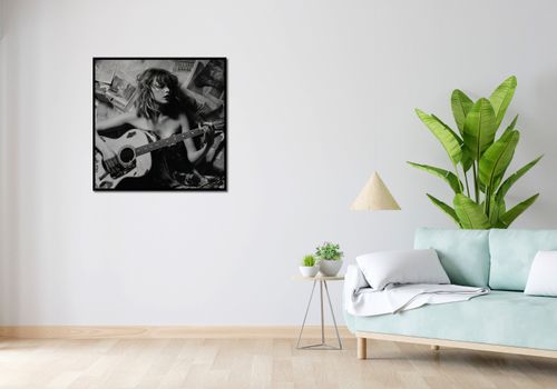 Plakat 80x80cm Młoda Gitarzystka na Arena.pl