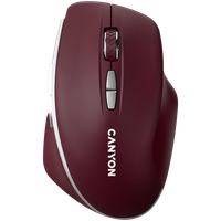 CANYON Mysz bezprzewodowa MW-21 BLU LED BT Czerwona