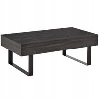 Stolik kawowy Homcom prostokątny 60 x 110 x 40cm szary