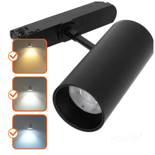 reflektor szynowy led nextrack core 35w 3cct 36° czarny kobi na Arena.pl