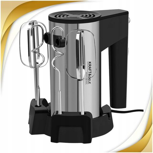 MIKSER RĘCZNY ROBOT KUCHENNY WIELOFUNKCYJNY 1000W TURBO 5 BIEGÓW na Arena.pl