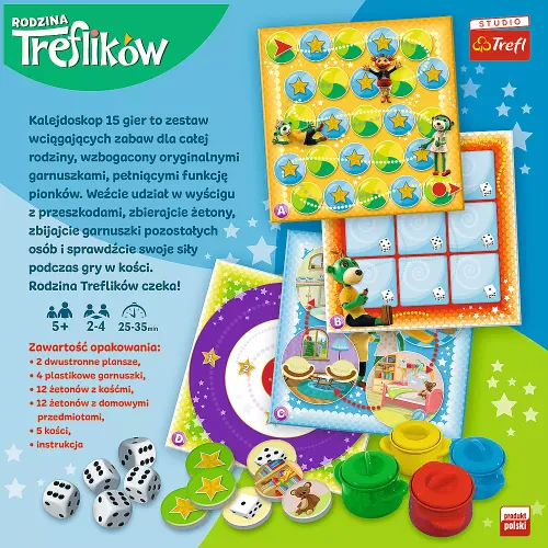 Rodzina Treflików. 15 gier. Kalejdoskop na Arena.pl