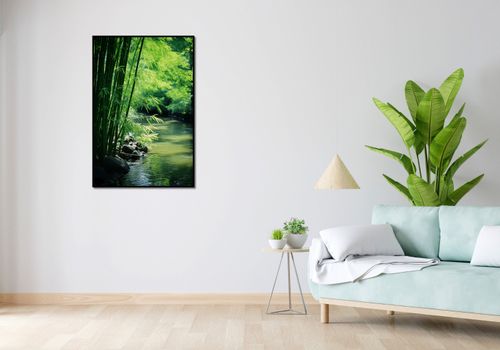 Plakat 68x101cm Spokój Bambusów na Arena.pl