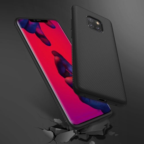 Etui Twill Texture Huawei Mate 20 Pro Czarne na Arena.pl