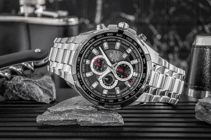 Zegarek Męski Casio EF-539D-1AVEF + BOX zdjęcie 2