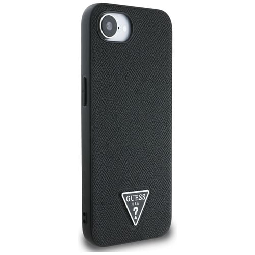 etui guess grained triangle magsafe do   iphone 16e czarny na Arena.pl