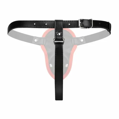 fetish collection zestaw double strap-on czarny silikon regulowany na Arena.pl
