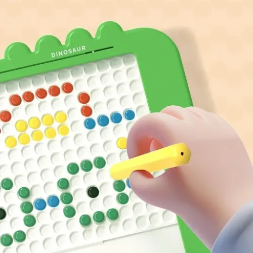 Tablica magnetyczna Dino Board Mozaika Montessori układanka krążki MagPad na Arena.pl