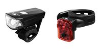 LAMPA ROWEROWA DUO BLAZE KABEL MICRO USB PRZÓD + TYŁ - LA-FBS0111