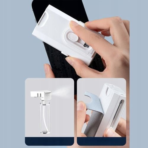 CZYŚCIK ZESTAW DO CZYSZCZENIA SŁUCHAWEK KLAWIATURY EKRANÓW RTV 8w1 na Arena.pl