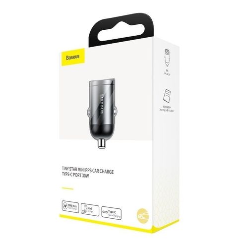 Ładowarka samochodowa Baseus Tiny Star, USB-C, 18W, z kablem USB-C do Lightning na Arena.pl