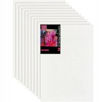 PŁÓTNO MALARSKIE DO MALOWANIA PODOBRAZIE BAWEŁNIANE 10szt 30x40 cm zestaw