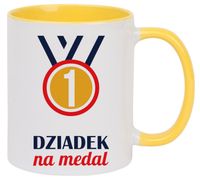 KUBEK Z NADRUKIEM ŚMIESZNY PREZENT DZIEŃ DZIADKA URODZINY IMIENINY DZIADEK