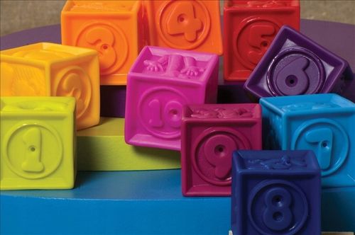 Miękkie klocki do ściskania 10 elementów B.TOYS na Arena.pl