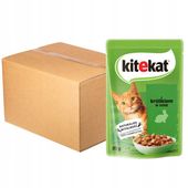 Kitekat Karma pełnoporjowa dla kotów z królikiem 85 g x 28 sztuk