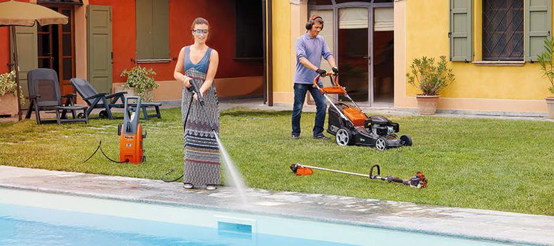 OLEO-MAC LUX 55 TBD PROFESJONALNA KOSIARKA SPALINOWA DO TRAWY ALUMINIOWA Z NAPĘDEM B&S Briggs & Stratton seria 750 EX DOV Ready Start 6.5KM  8203995E5 zdjęcie 15