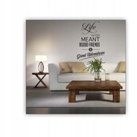 samoprzylepna NAKLEJKA NAPIS CYTATY na ścianę