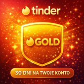 TINDER GOLD | 1 MIESIĄC | 30 DNI | VPN | KOD | AUTOMAT