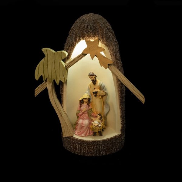 Podświetlana SZOPKA nowoczesna stajenka LED świecąca zdjęcie 2