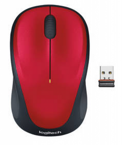 Mysz Logitech Wireless Mouse M235 (910-002496) Czerwona na Arena.pl
