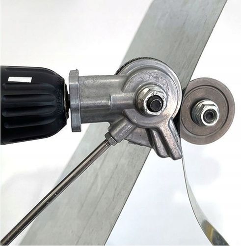 ADAPTER DO CIĘCIA BLACHY NA WIERTARKĘ WKRĘTARKĘ UNIWERSALNE NOŻYCE DO na Arena.pl