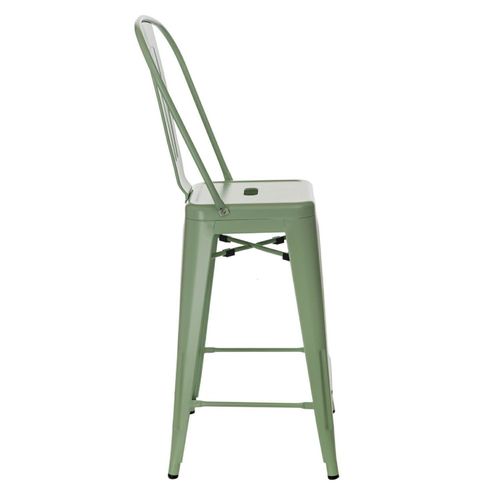 Hoker Paris Back 66cm zielony inspirowany Tolix na Arena.pl