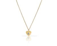 talizman serce z lapisem lazuli (c23/tal/04/4au)