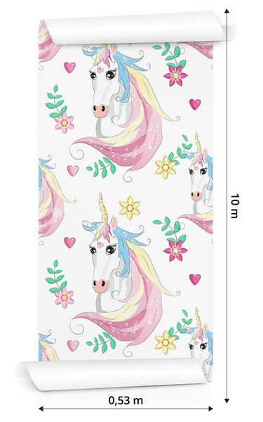 Tapeta Dla Dzieci - Magiczne Jednorożce zdjęcie 3