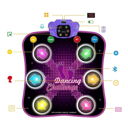 MATA DO TAŃCA DLA DZIECI Z BLUETOOTH GRY MUZYCZNA MATA TANECZNA STRZAŁKAMI na Arena.pl