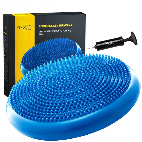 Poduszka sensoryczna 4Fizjo Pro+ 33 cm niebieska zdjęcie 4