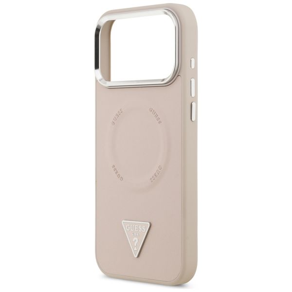 etui guess triangle logo magsafe do      iphone 17 pro różowy zdjęcie 6