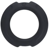 doc johnson flexisteel pierścień anatomiczny silikonowy 4,3 cm czarny