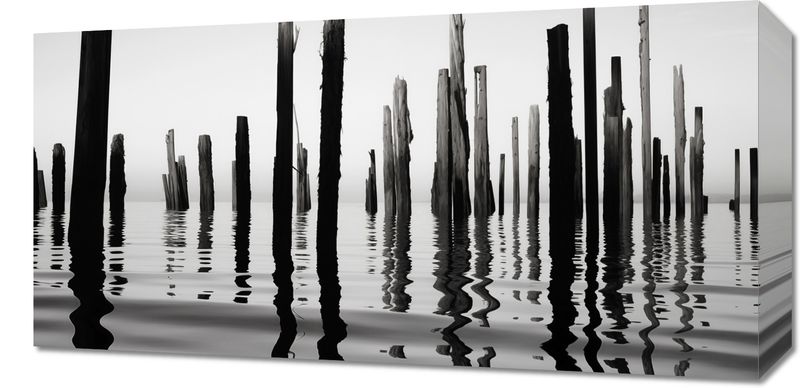 Obraz 60x30cm Refleksje Nad Wodą zdjęcie 1