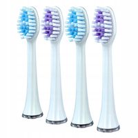 4 główki do TEESA SONIC oraz SONIC PRO TSA8011 TSA8012 zamiennik biały