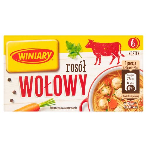 Winiary Rosół wołowy 60 g (6 sztuk) na Arena.pl