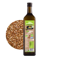 Olej lniany BIO tłoczony na zimno 1L  - BIG NATURE