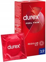 DUREX Feel Thin Classic Ultra Cienkie Prezerwatywy 12 sztuk Dopasowane