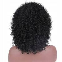 PERUKA DAMSKA WŁOSY KRÓTKIE KRĘCONE LOKI CZARNE AFRO COSPLAY PRZEBRANIE W15
