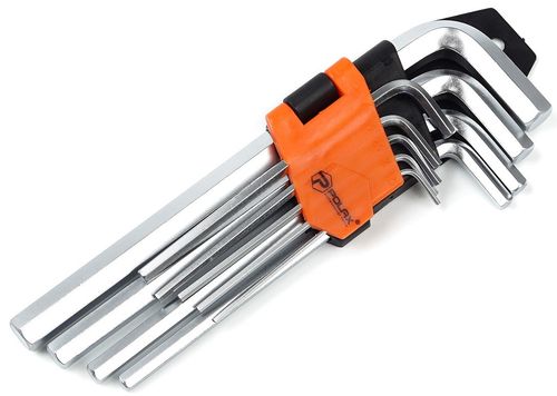 ZESTAW KLUCZY IMBUSOWYCH HEX KLUCZ IMBUSOWY IMBUS 1,5-10mm 9szt DŁUGIE na Arena.pl