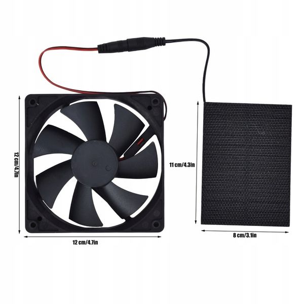 3W PANEL SOLARNY FOTOWOLTAICZNE+WENTYLATOR zdjęcie 5