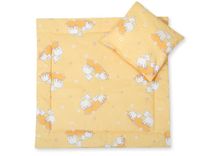 Pościel do wózka z wypełnieniem kołderka i poduszka - Owieczki