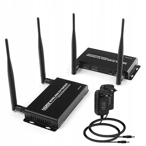Bezprzewodowy Transmiter Przedłużacz HDMI Wi-Fi do 200m 1920x1080@60Hz na Arena.pl